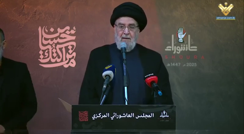 كلمة السيد ابراهيم امين السيد في الليلة الثامنة من شهر محرم 1447 هجري 03-07-2025